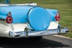 Ford Fairlane Sunliner Convertible White & Blue 1956 года